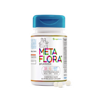 METAFLORA Gut Health Probiotics, Our gut probiotics is great for the entire family. Our pearl size tablets are easy to swallow and contain 18 targeted strains. 